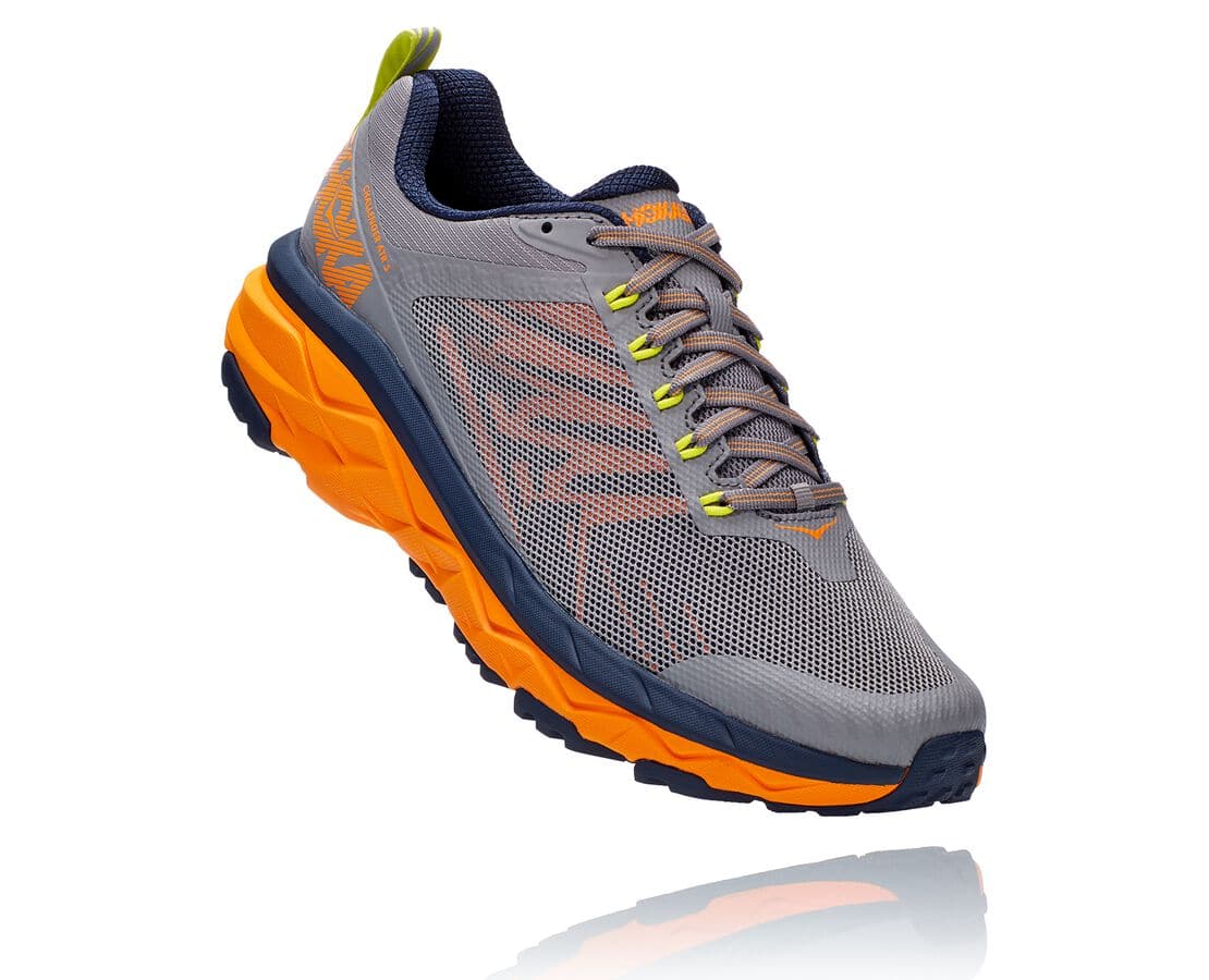 Pantofi Alergare Trail Hoka One One Challenger Atr 5 Barbati - Gri / Aurii Deschis | Romania WZBT275